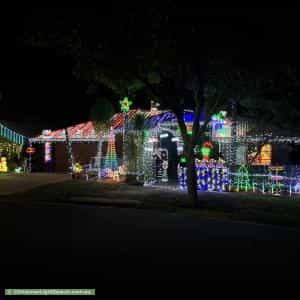 Christmas Light display at 8 Bellevue Place, Springfield Lakes
