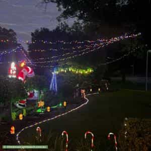 Christmas Light display at 17 Lord Hobart Court, Surrey Downs