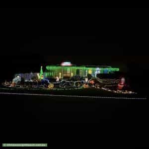 Christmas Light display at 4 Greenridge Court, Wynn Vale