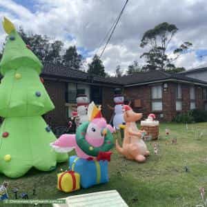 Christmas Light display at 17 Cowra Street, Greystanes