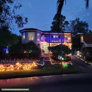 Christmas Light display at 2 Debbie Place, Ringwood North