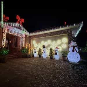 Christmas Light display at 4 Creswell Court, Tannum Sands