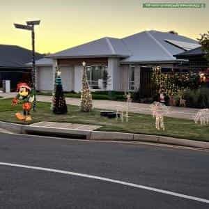 Christmas Light display at 4 Audrey Avenue, Angle Vale