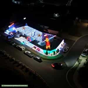 Christmas Light display at 22 Blackmountain Trail, Mount Peter