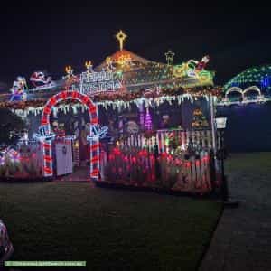 Christmas Light display at 7 Benarkin Close, Waterford