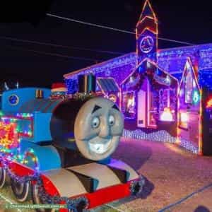 Christmas Light display at  Aloma Avenue, Wyndham Vale