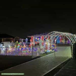 Christmas Light display at  Welwyn Road, Canley Heights