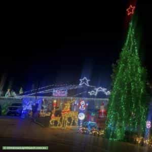 Christmas Light display at  Erin Court, Gulfview Heights