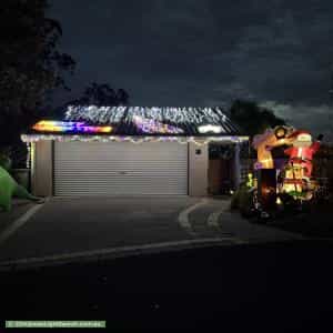 Christmas Light display at 4 Tivoli Court, Rochedale South