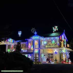 Christmas Light display at 89 Onkaparinga Road, Bridgewater