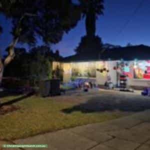Christmas Light display at 7 Harvey Drive, Salisbury East