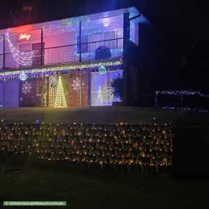 Christmas Light display at  Claragh Court, Kallangur