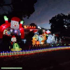 Christmas Light display at  Medina Street, Aberfoyle Park