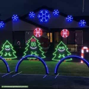Christmas Light display at 8 Alfred Close, Traralgon