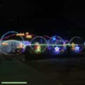 Christmas Light display at 9 Black Top Road, Hillbank