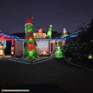 Christmas Light display at 7 Charles Fry Court, Williamstown