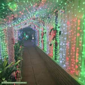 Christmas Light display at  20 Shenstone Place, Montrose