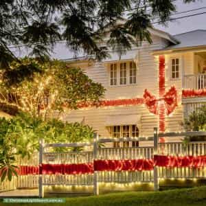 Christmas Light display at 29 Billington Street, Alderley