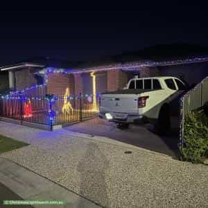 Christmas Light display at 19 Agius Court, Largs North