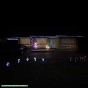 Christmas Light display at 5 Blackwood Court, Ridgehaven