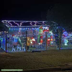 Christmas Light display at 97 Fourth Street, Weston