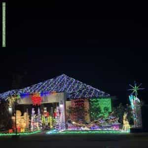 Christmas Light display at  Pine Avenue, Virginia