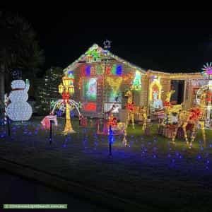 Christmas Light display at 44 Coast Guard Road, Seaford Meadows