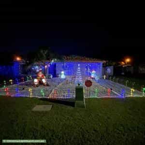 Christmas Light display at 24 Rainbird Circuit, Kallangur