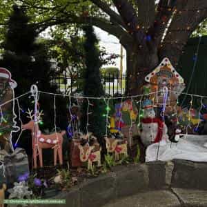 Christmas Light display at 52 Cappella Court, Glen Waverley
