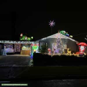 Christmas Light display at 57 Solar Drive, Whittington
