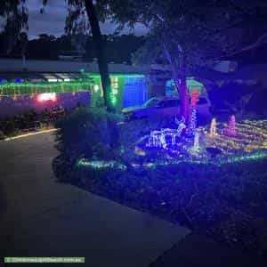 Christmas Light display at 71 Hawthorndene Drive, Glenalta