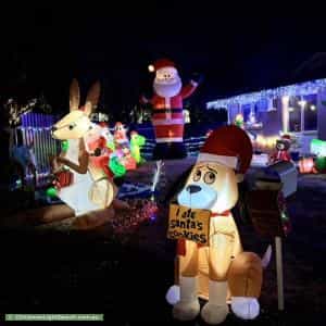 Christmas Light display at 4 Alba Court, Salisbury Downs