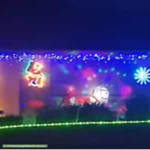 Christmas Light display at 41 Bellaview Road, Flagstaff Hill
