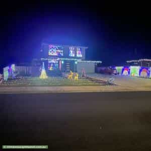 Christmas Light display at 33 Explorer Drive, Turners Beach