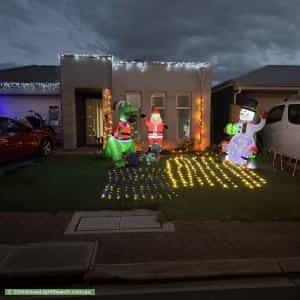 Christmas Light display at 11 Kalyvas Drive, Munno Para West
