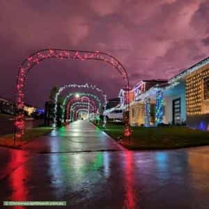Christmas Light display at  Stubbs Road, Albion Park