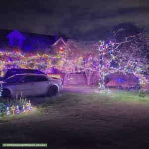 Christmas Light display at 6 Stephen Road, Wandin North