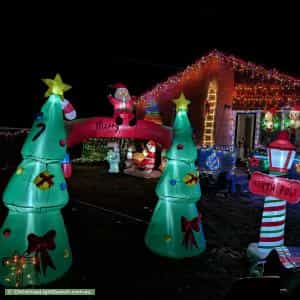 Christmas Light display at 37 Luzon Avenue, Lethbridge Park