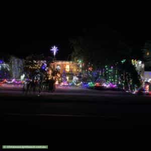 Christmas Light display at 34 Turnberry Drive, Sunbury