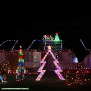 Christmas Light display at 137 Emerald Drive, Eagle Vale