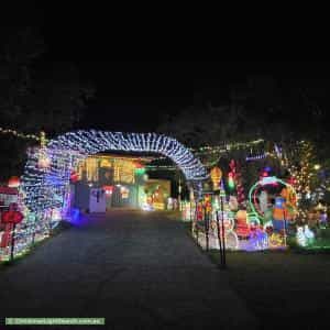 Christmas Light display at 4 Normanhurst Court, Petrie
