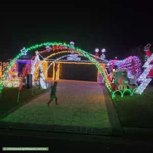 Christmas Light display at 8 Seaham Court, Upper Coomera
