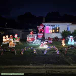 Christmas Light display at 4 Link Road, New Norfolk