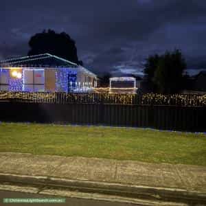 Christmas Light display at 2 Alice Place, Brighton
