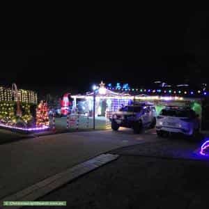 Christmas Light display at  9 Avondale Crescent, Parkinson