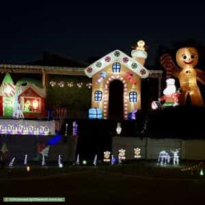 Christmas Light display at 1 Eleanor Court, Craigie