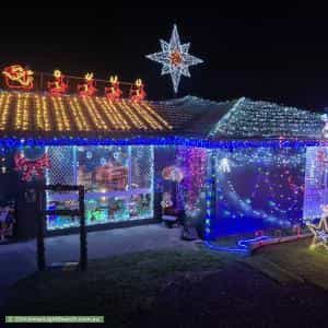 Christmas Light display at 16 Petherbridge Avenue, Merrimac
