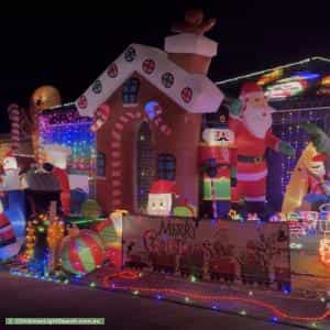 Christmas Light display at 167 Painted Hills Road, Doreen