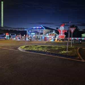 Christmas Light display at 15 Wunburra Circle, Pacific Pines