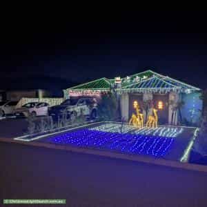 Christmas Light display at 5 Manar way, Byford